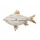 Ancre murale en Bois Flotté, Tons clairs, L 51 cm