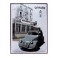 Plaque 3D Citroën : La 2 CV Grise Hotel des Grottes, H 40 x 30 cm