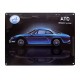 Plaque Métal bombée : Renault Alpine A 110, 30 x 20 cm