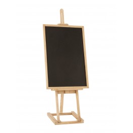 Déco murale Grand Tableau Ardoise et Bois naturel, L 130 cm