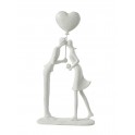 Statue Couple, Tendre Baiser, Collection Heart Day, H 30 cm