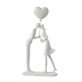 Statue Couple, Tendre Baiser, Collection Family Day, H 25 cm