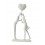 Statue Couple, Tendre Baiser, Collection Heart Day, H 30 cm