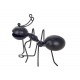 SGRIMALT Décoration murale Métal : La Fourmi à poser ou murale, Modèle Gris anthracite, H 16 cm