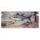 Déco murale Marine : Banc de Thons, Effet vintage, bois vieilli décapé et relief, Longueur 70 cm