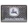 Plaque 3D métal : John Deere Logo & Marche Pied, L 30 x 20 cm