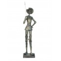 Figurine décorative Don Quichotte XL, Sculpture Résine, H 57 cm
