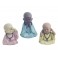 G&S Set 3 Moines de la Sagesse Assis 2, Collection Baby Zen, Hauteur 11 cm