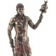 SIGNES GRIMALT Sculpte Résine Afrique : Eleggua Le Guerrier et Messager, Asoect Bronze coloré, Hauteur 22 cm