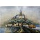 Tableau Métal 3D : Week end au Mont Saint Michel, Longueur 90 cm