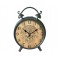 Horloge rétro XL à poser: Mod Réveil ancien, Bleu, H 36 cm
