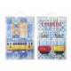G&S Plaque Bois Vintage : Lisbonne, Tramway et Azulejos 1, H 60 cm