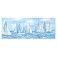 Tableau Peinture Marine XL : 9 voiliers en régate sous le vent, L 150 cm