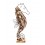 Déco en Bois flotté à poser : Le Hibou sur socle, H 56 cm