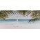 Tableau moderne Marine : Voiles & Voiliers, Bleu et Or, L 120 cm