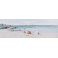 Tableau Peinture Marine XL : Détente à la plage, 150 x 50 cm
