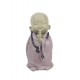 happyDko Figurine Petit Moine méditation, Parme, Collection Baby Zen, H 12,5 cm