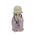 happyDko Figurine Petit Moine méditation, Parme, Collection Baby Zen, H 12,5 cm