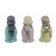 happyDko Figurine Petit Moine méditation, Parme, Collection Baby Zen, H 12,5 cm