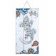 G&S Plaque Bois Vintage : Gecko Effet Mosaïques, H 60 cm