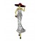 Summer Night, Robe longue et chapeau, Collection Life, H 70 cm