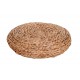 ORIGEN Tabouret Pouf en Jacinthe d'eau tressée, Fibres Naturelles, Diamètre 50 cm