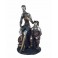 Figurine décorative Don Quichotte et Sancho Panza, Sculpture Résine, H 35 cm