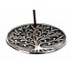SGRIMALT Support Baton d'encens, Modèle Arbre de Vie en Aluminium, L 10 cm