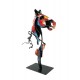 Animal en métal design : Tête de Cheval stylisée sur socle, H 38 cm