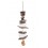 Suspension déco Mer : Bois flotté, Coquillage et Attrape-rêves, H 85 cm