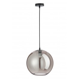 Lampe suspension Feuillage Tropical, Art Déco, Noir, L 75 cm