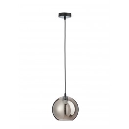 Lampe suspension Feuillage Tropical, Art Déco, Noir, L 75 cm