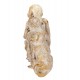 SGRIMALT Figurine Résine Famille Trois Singes, Céruse Blanche, Longueur 24 cm