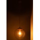 Suspension Lampe Boule, Verre Doré, Diamètre 29 cm