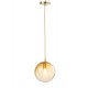 Lampe suspension Feuillage Tropical, Art Déco, Noir, L 75 cm