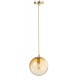 Lampe suspension Feuillage Tropical, Art Déco, Noir, L 75 cm