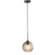 Lampe suspension Feuillage Tropical, Art Déco, Noir, L 75 cm