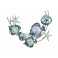 Déco murale marine : Banc de poissons 3, L 87 cm
