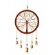 Déco intérieur Extérieur : Grand Mobile Arbre de Vie, Cloches en Laiton, H 57 cm