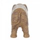 Figurine éléphant en résine et Aspect rotin tressé, Collection ORGANIK, L 29 cm