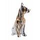 Statuette Chien Design : Le Chihuahua Assis, Collection ARTEO, H 26 cm