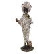 SGRIMALT Figurine Africaine en Tenue Traditionnelle, Collection Dalaba, H 32,5 cm