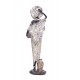 SGRIMALT Figurine Africaine en Tenue Traditionnelle, Collection Dalaba, H 38,5 cm