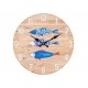 Horloge MDF Mer : Mod Sail & Dream, Diam 34 cm