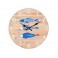 Horloge MDF Mer : Mod Sail & Dream, Diam 34 cm