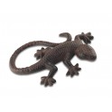 Déco Gecko en fer forgé, longueur 15 cm