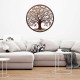 Déco murale fer : Arbre de vie, Anthracite & marron, Mod 5, H 60 cm