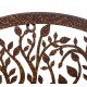 Déco murale fer : Arbre de vie, Anthracite & marron, Mod 5, H 60 cm