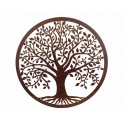 Arbre de vie marron en métal, Collection Renaissance, Diamètre 82 cm