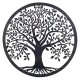 SGRIMALT Déco murale Arbre de vie en métal, Collection Renaissance, Diamètre 50 cm